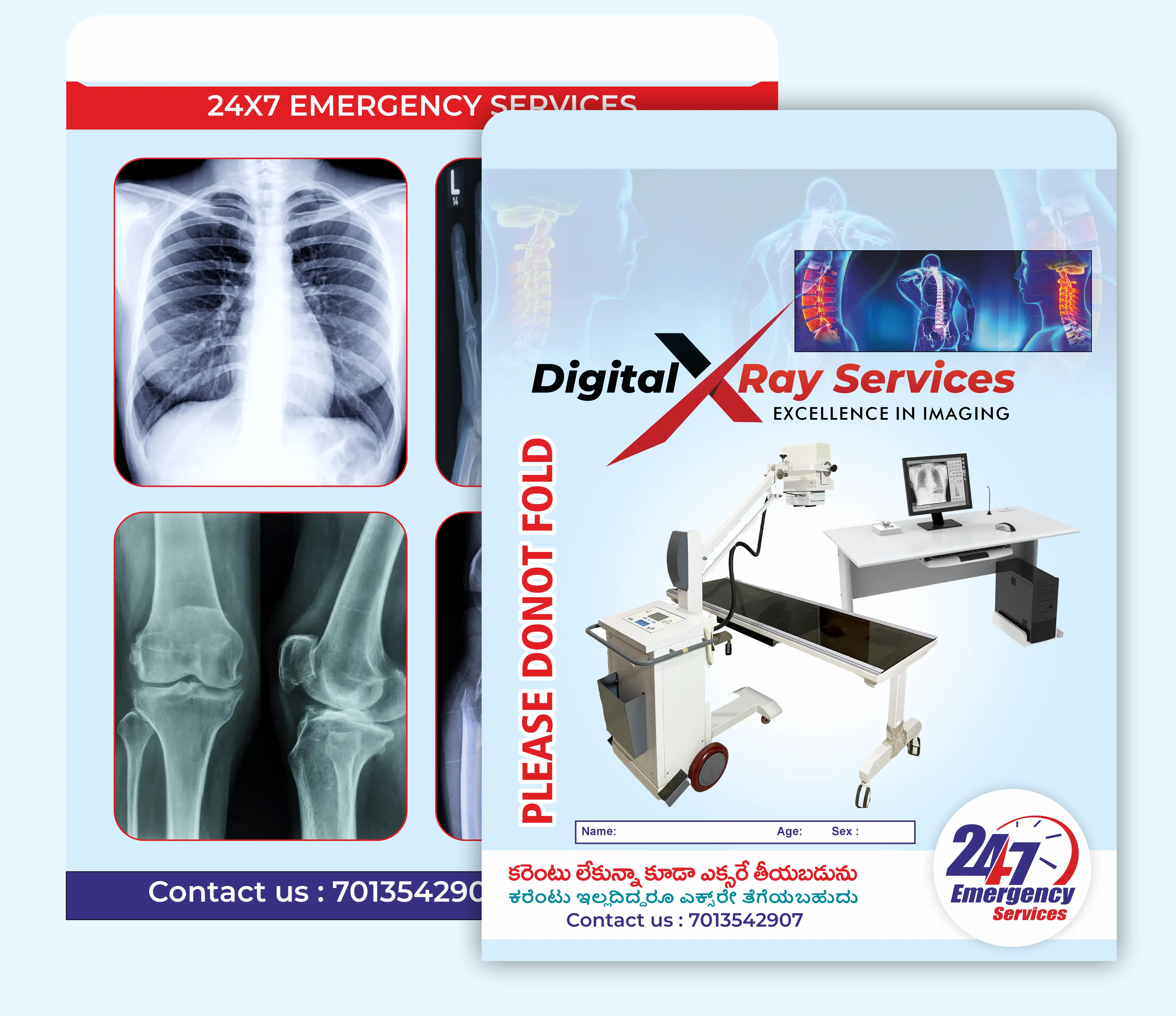 Digital X-Ray Envelope Cover