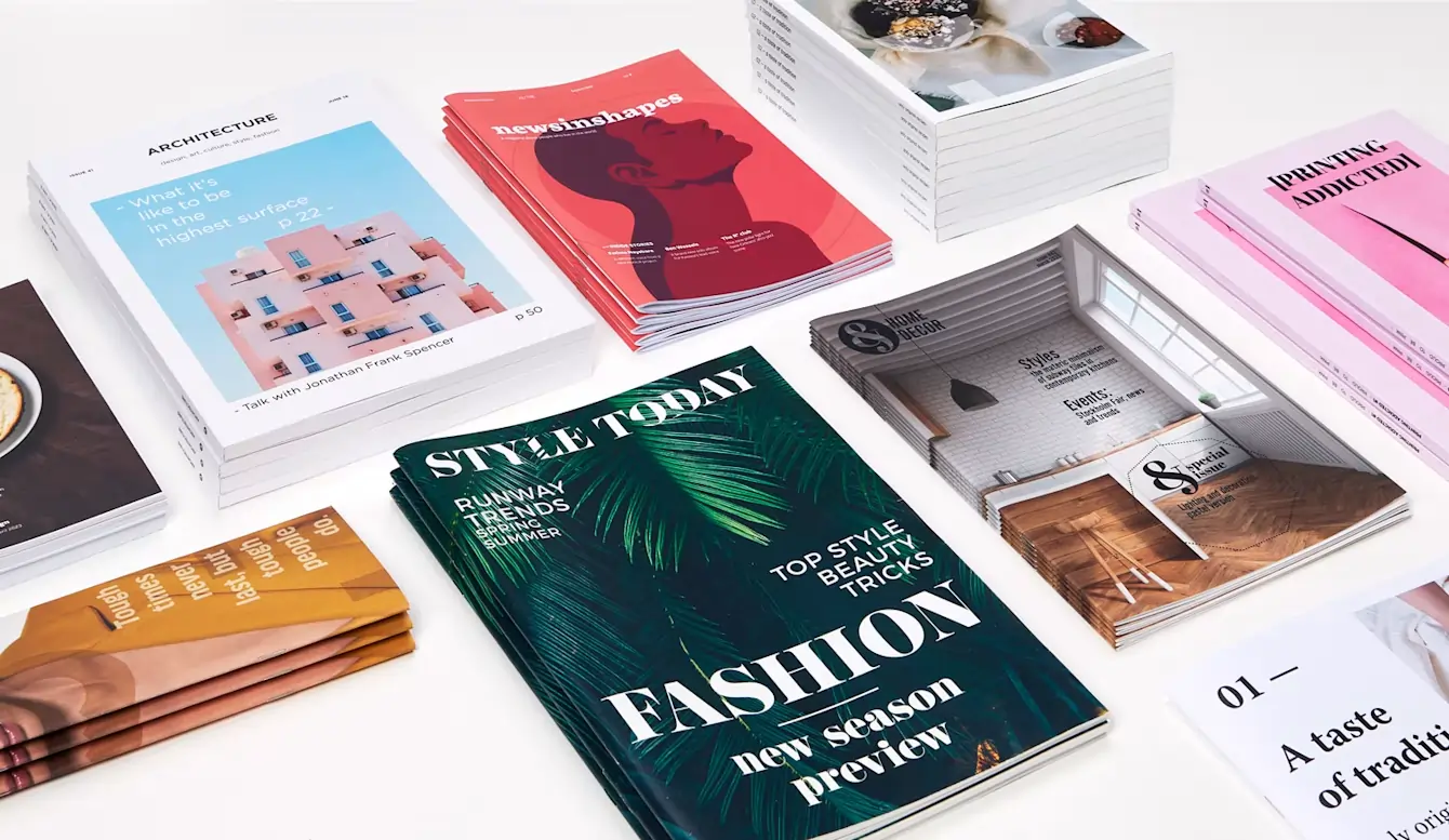 Publish your stories, catalogs, and corporate profiles in high definition.
Get professional, vibrant color accuracy on premium art paper with customizable binding options that give your brand a retail-grade, luxury feel.